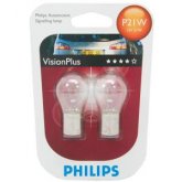 Автолампа Philips  P21W 12V-21W Vision Plus 2 шт. блистер 12498 VP (бл.)